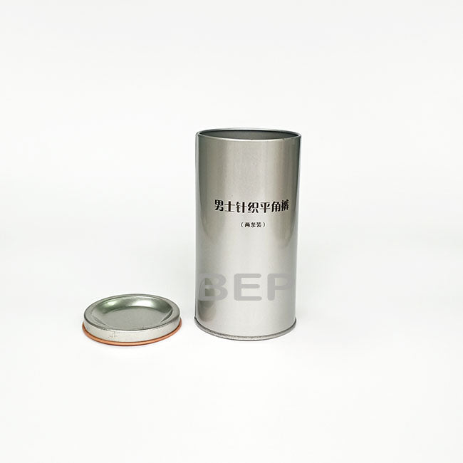 Industrial Aluminum Gray Large Tin Container for Delicacies & Apparel