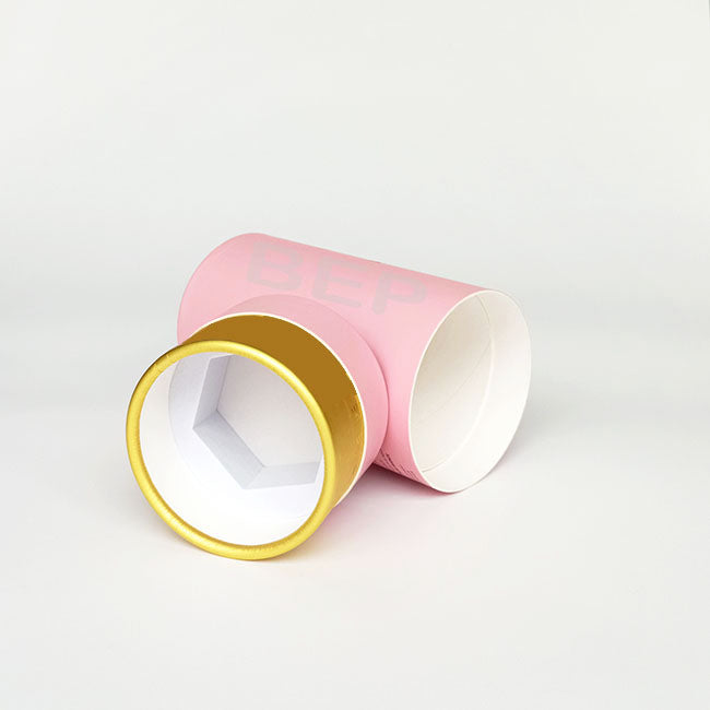 Blush Pink Recyclable Paper Tube for Luxe Home & Fragrance Gifts