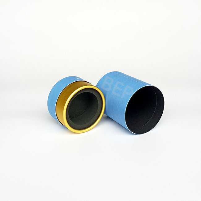 Sky Blue Custom Paper Tubes for Elegant Scent & Beauty Packaging