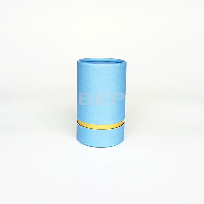 Sky Blue Custom Paper Tubes for Elegant Scent & Beauty Packaging