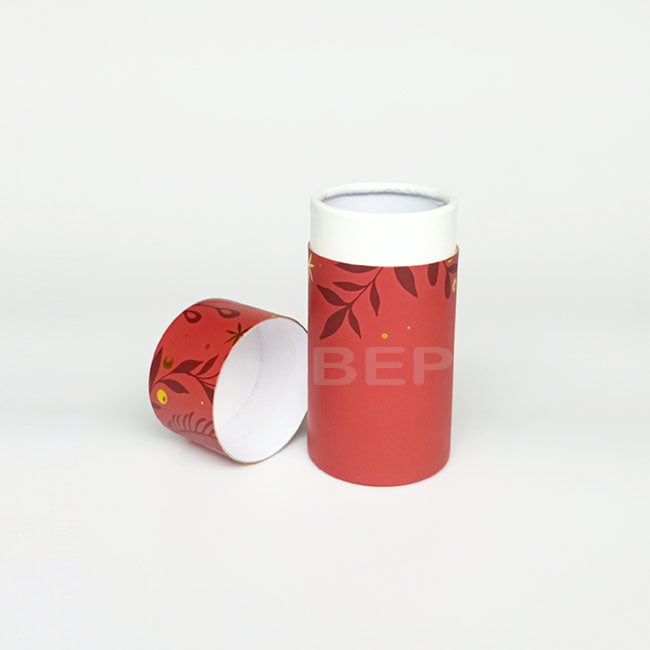 Brick Red Paper Tube Packaging for Premium Beauty & Gift Items