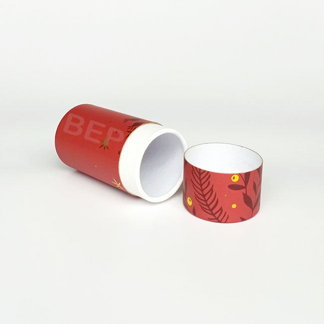 Brick Red Paper Tube Packaging for Premium Beauty & Gift Items