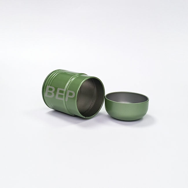 Dark Green Mirror Cylinder – Sleek Modern Aesthetic
