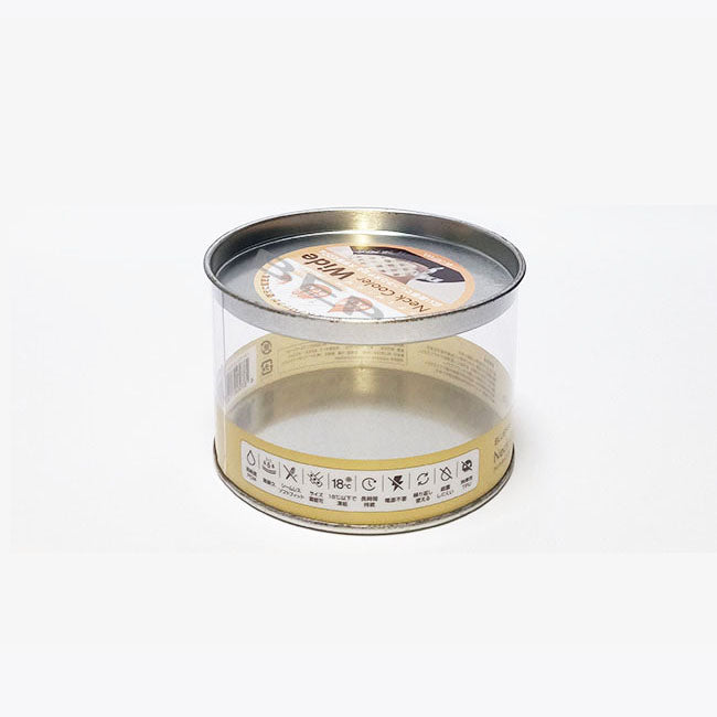 Clear Plastic Tubes with Metal Lids