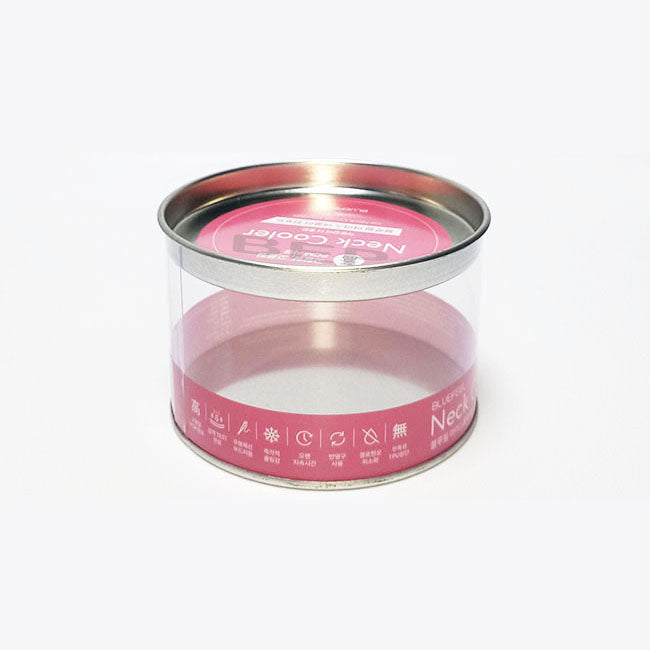 Custom Metal Lid Round Plastic Containers