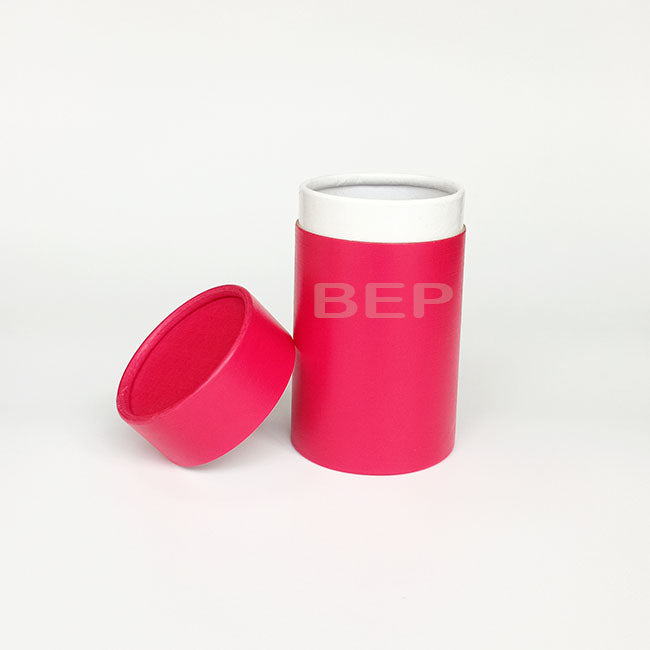 Bold Red Printed Paperboard Tubes for Stylish, Versatile Packaging