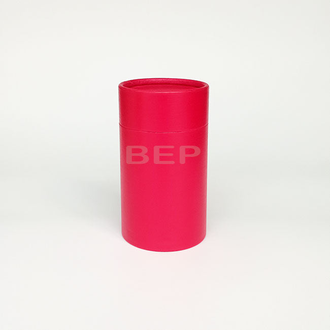 Bold Red Printed Paperboard Tubes for Stylish, Versatile Packaging