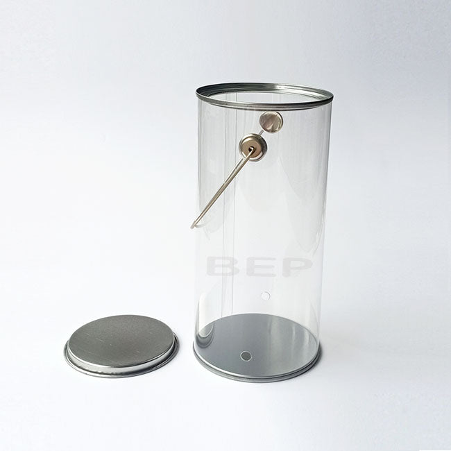 Custom Printed Plastic Canisters with Handles