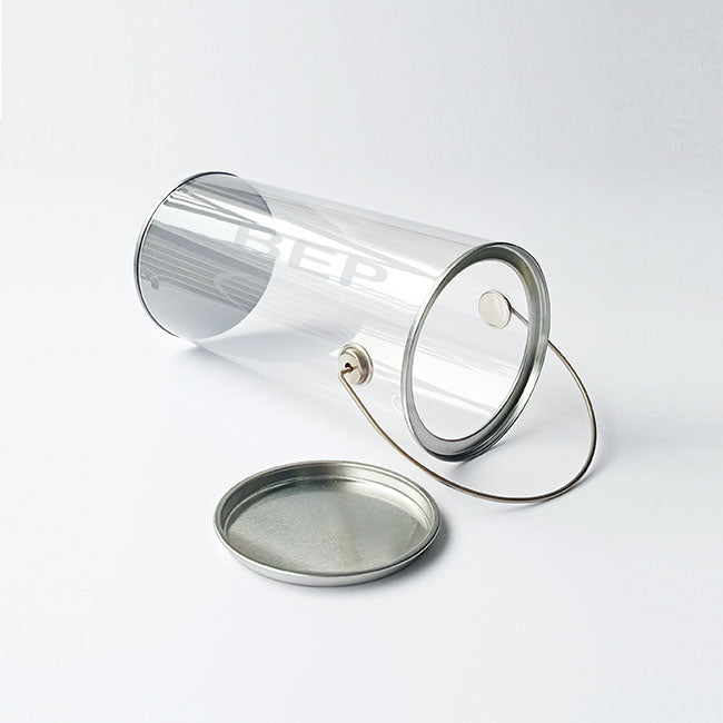 Custom Printed Plastic Canisters with Handles