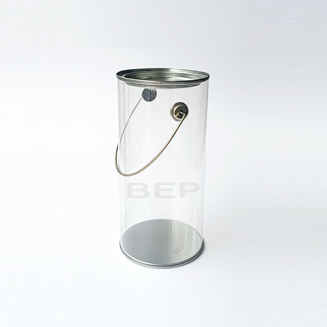 Custom Printed Plastic Canisters with Handles