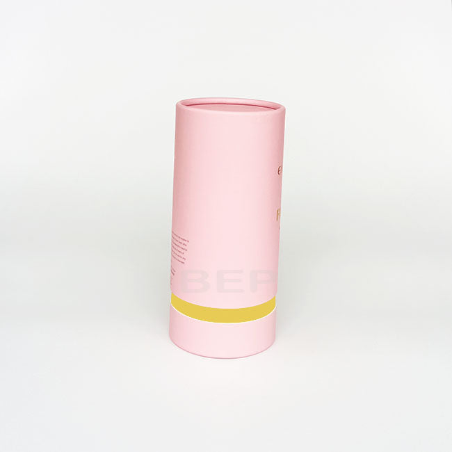 Blush Pink Recyclable Paper Tube for Luxe Home &amp; Fragrance Gifts