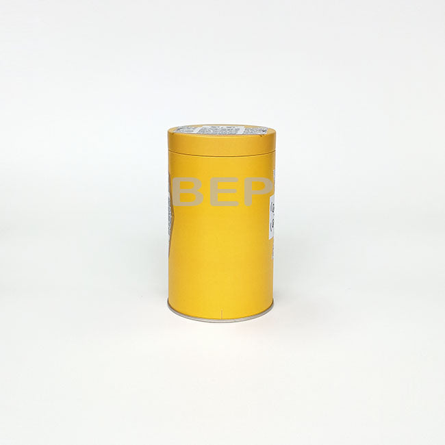 Bright Yellow Popcorn &amp; Tea Tin