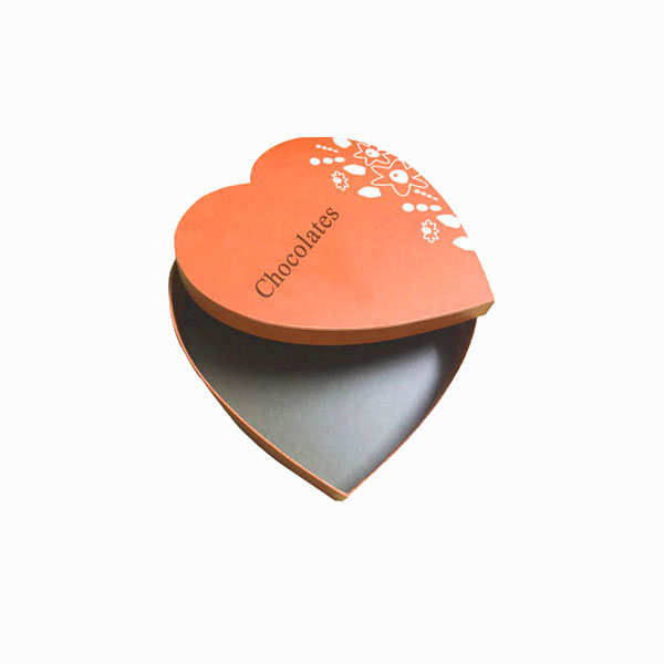 Heart-shaped packaging box for chocolates