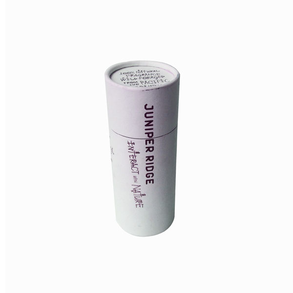 Custom recyclable paper tube packaging box