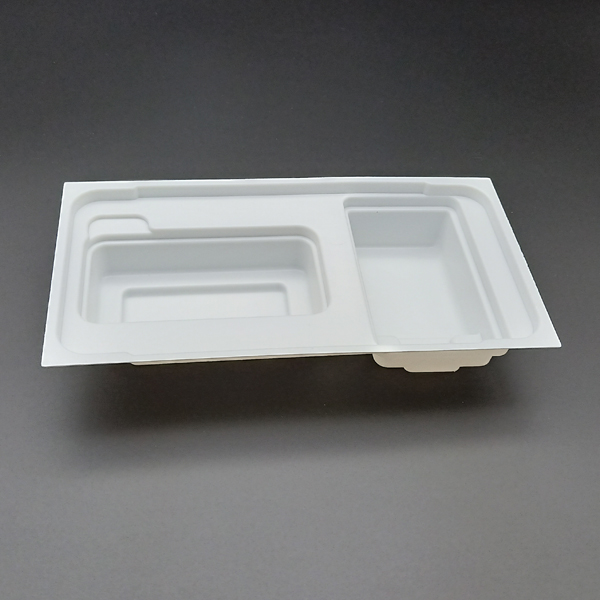 Thermoformed plastic trays for electronics